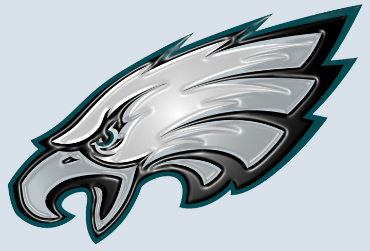 Philadelphia Eagles Plastic Effect Logo iron on paper